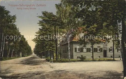 Zeithain Truppenuebungsplatz Koenig Georg  Strasse Kat. Zeithain
