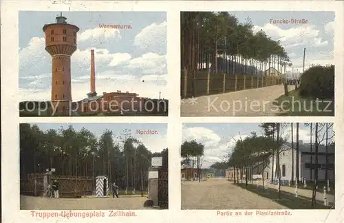 Zeithain Truppenuebungsplatz Wasserturm Funcke Strasse Nordtor Kat. Zeithain