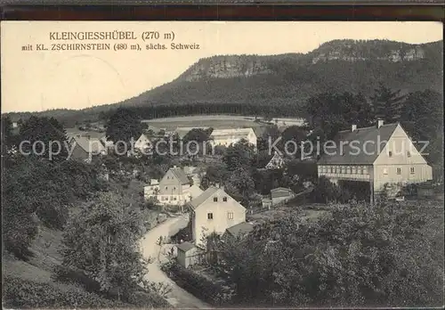 Kleingiesshuebel Zschirnstein Kat. Reinhardtsdorf Schoena