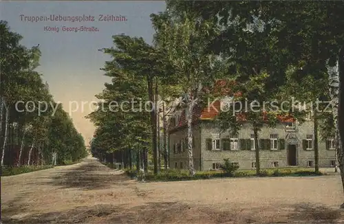 Zeithain Truppenuebungsplatz Koenig Georg Strasse Kat. Zeithain