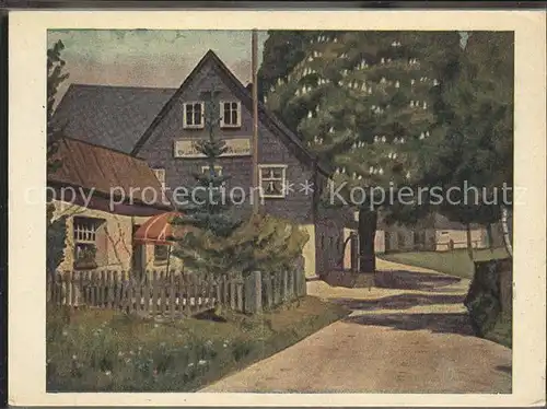 Weifa Gasthaus Kastanie Kat. Steinigtwolmsdorf