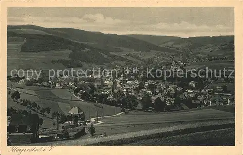 Klingenthal Vogtland Panorama Kat. Klingenthal Sachsen