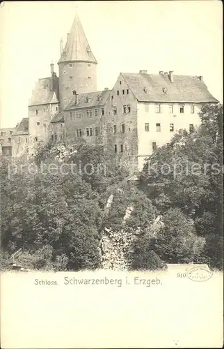Schwarzenberg Erzgebirge Schloss Kat. Schwarzenberg