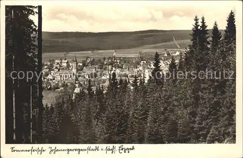 Johanngeorgenstadt Panorama Sommerfrische Kat. Johanngeorgenstadt