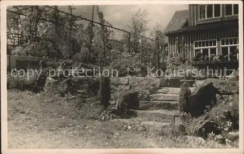 Rittersgruen Haus Gartenpartie Kat. Rittersgruen