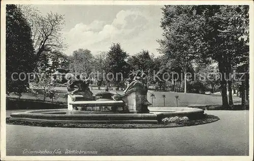 Crimmitschau Wettinbrunnen Kat. Crimmitschau