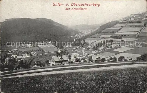 Untersachsenberg Obersachsenberg mit Steindoebra Kat. Klingenthal Sachsen