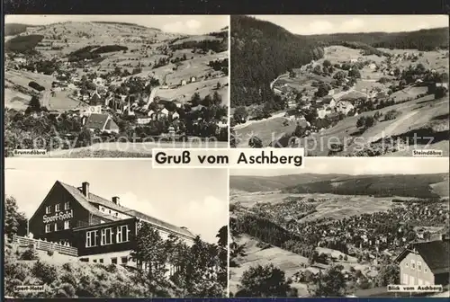 Brunndoebra Steindoebra Sporthotel Blick vom Aschberg Kat. Klingenthal Sachsen