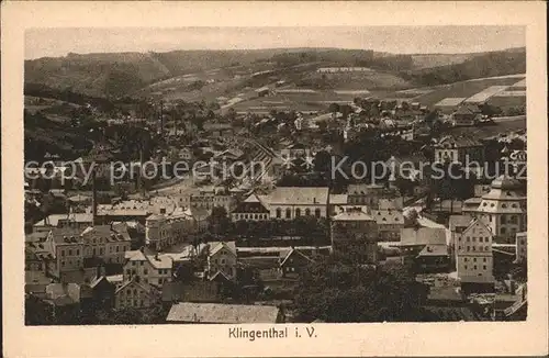 Klingenthal Vogtland Panorama Kat. Klingenthal Sachsen