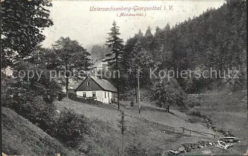 Untersachsenberg Muehlbachtal Kat. Klingenthal Sachsen