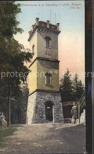 Schneeberg Erzgebirge Koehlerturm Gleesberg Kat. Schneeberg