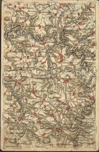 Crimmitschau und Umgebung Landkarte Wona Karte Kat. Crimmitschau