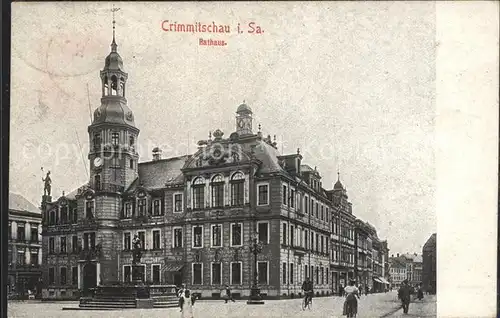 Crimmitschau Rathaus Kat. Crimmitschau