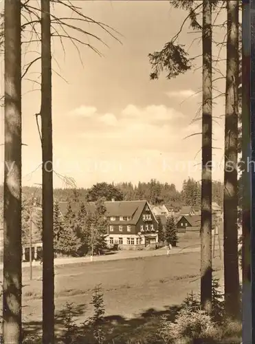 Steinbach Johanngeorgenstadt Ansicht vom Waldrand aus Kat. Johanngeorgenstadt