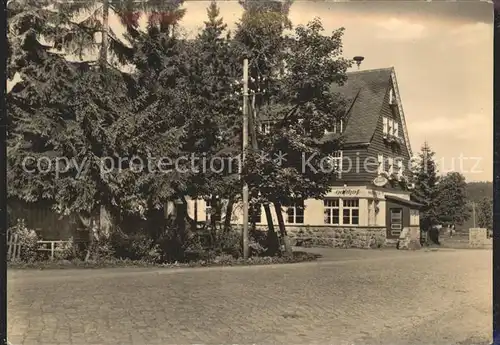 Steinbach Johanngeorgenstadt Gaststaette Waldesruh Kat. Johanngeorgenstadt