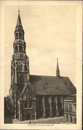 Zwickau Sachsen Marienkirche Kat. Zwickau