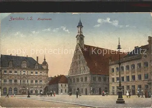 Zwickau Sachsen Hauptmarkt Kat. Zwickau