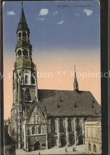 Zwickau Sachsen Marienkirche Kat. Zwickau