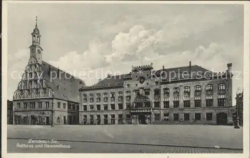 Zwickau Sachsen Rathaus Gewandhaus Kat. Zwickau