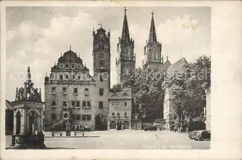 Oschatz Marktplatz Kat. Oschatz