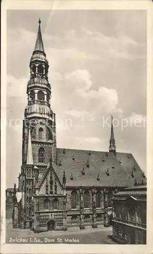 Zwickau Sachsen Dom mit St. Martin Kat. Zwickau