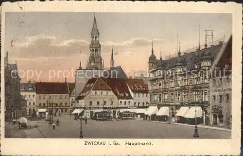 Zwickau Sachsen Hauptmarkt Kat. Zwickau