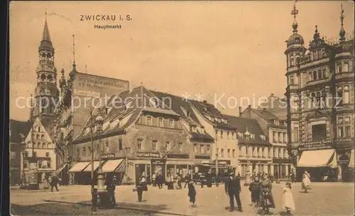 Zwickau Sachsen Hauptmarkt Kat. Zwickau