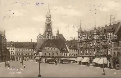 Zwickau Sachsen Hauptmarkt Kat. Zwickau