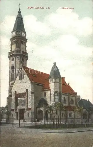 Zwickau Sachsen Lutherkirche Kat. Zwickau