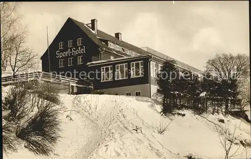 Klingenthal Vogtland HO Sporthotel Waldgut Aschberg Kat. Klingenthal Sachsen