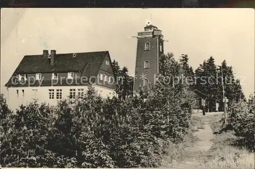 Stuetzengruen Kuhberg HO Unterkunftshaus Turm Handabzug Kat. Stuetzengruen