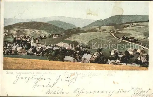 Sosa Erzgebirge Panorama Kat. Sosa