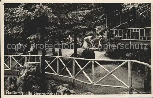 Georgenthal Klingenthal Radiumquelle Kat. Klingenthal Sachsen