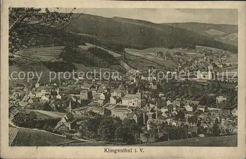 Klingenthal Vogtland Gesamtansicht Kat. Klingenthal Sachsen