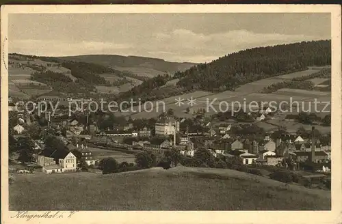 Klingenthal Vogtland Panorama Kat. Klingenthal Sachsen