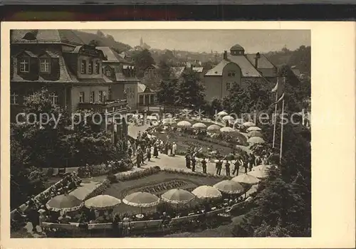 Oberschlema Erzgebirge Kurhotel Kurkonzert Radiumbad Kat. Bad Schlema