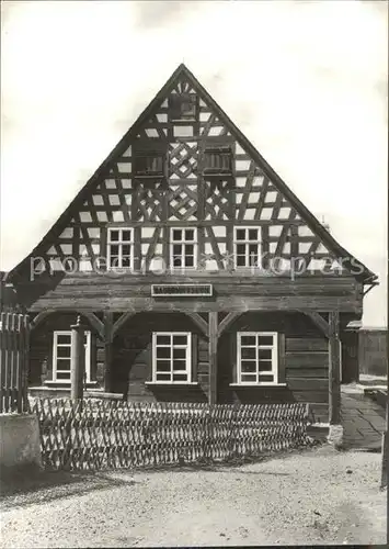 Landwuest Bauernmuseum erbaut 1782 Kat. Markneukirchen