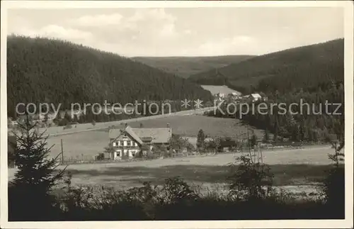 Oberrittersgruen Erzgebirge Landhaus Fritzschberg Kat. Rittersgruen