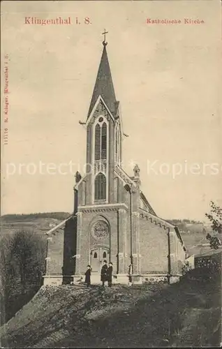 Klingenthal Vogtland Kirche Kat. Klingenthal Sachsen