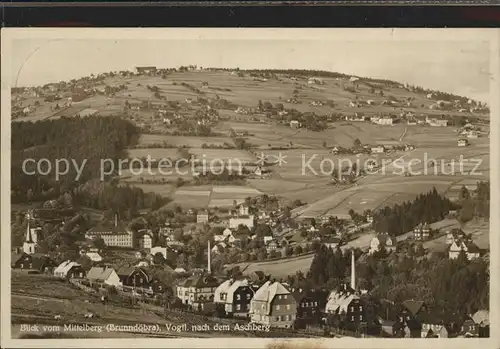 Aschberg Vogtland Blick vom Mittelberg  Kat. Reichenbach