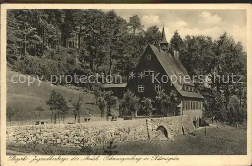 Rittersgruen Jugendherberge Schwarzenberg Kat. Rittersgruen