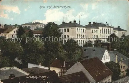 Crimmitschau Real  und Buergerschule Kat. Crimmitschau