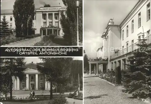 Antonsthal Erzgebirge Sanatorium Klubhaus Kat. Breitenbrunn Erzgebirge