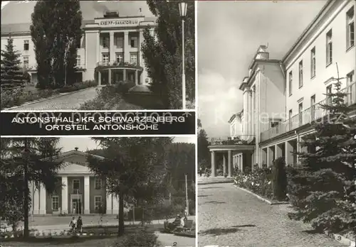 Antonsthal Erzgebirge Sanatorium Klubhaus Kat. Breitenbrunn Erzgebirge