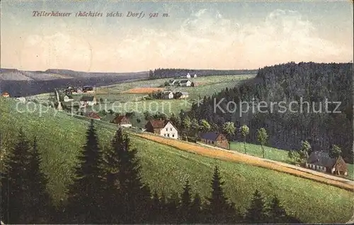 Tellerhaeuser  Kat. Breitenbrunn Erzgebirge