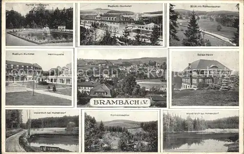 Bad Brambach Bose Haus Kurpark Kurhotel Kat. Bad Brambach