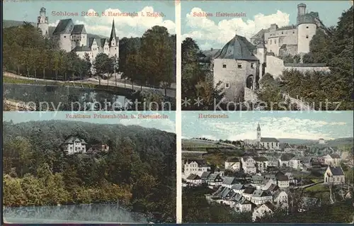 Hartenstein Zwickau Schlosser Stein und Hartenstein Forsthaus Prinzenhoehle Kat. Hartenstein Zwickau