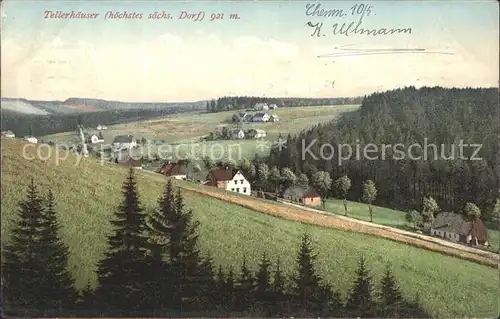 Tellerhaeuser  Kat. Breitenbrunn Erzgebirge