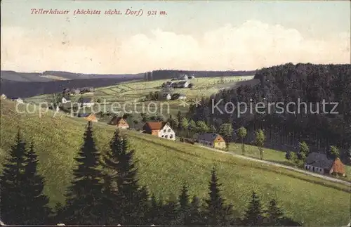 Tellerhaeuser  Kat. Breitenbrunn Erzgebirge