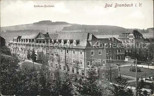 Bad Brambach Radium Kurhotel Mineralbad Kat. Bad Brambach